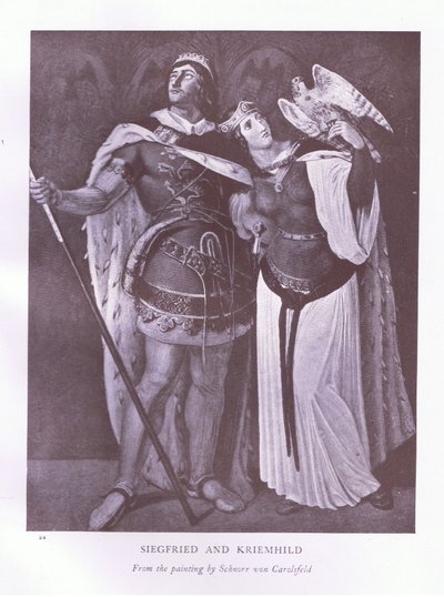 Siefried et Kriemhild - Ludwig Ferdinand Schnorr von Carolsfeld