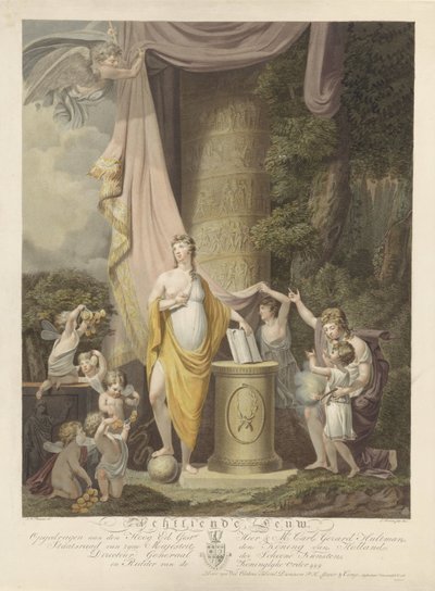 Allégorie du XVIIIe siècle passé - Ludwig Gottlieb Portman