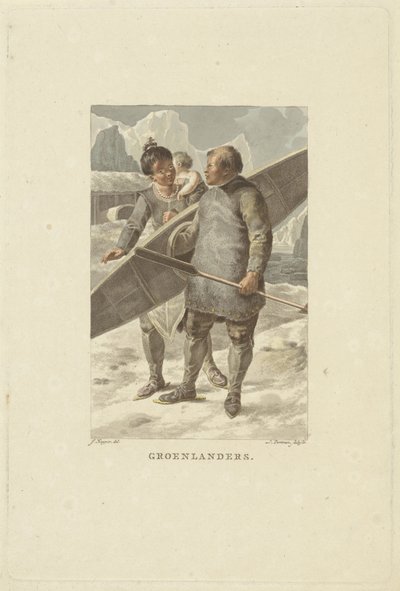 Habitants du Groenland - Ludwig Gottlieb Portman