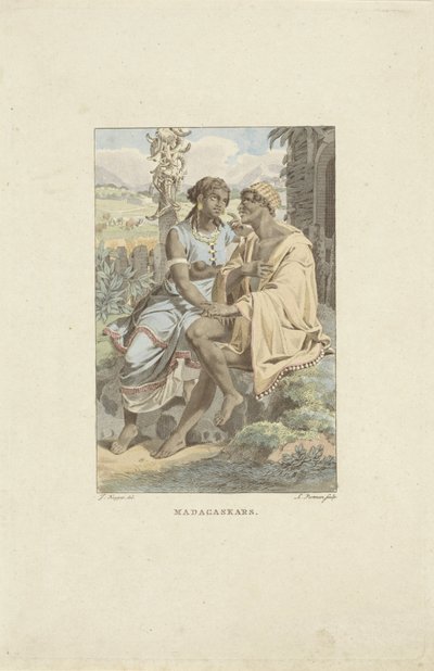 Habitants de Madagascar - Ludwig Gottlieb Portman