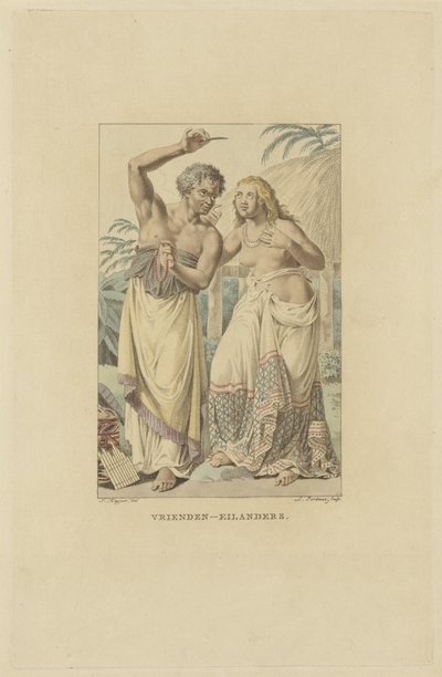Habitants des îles des Amis (Archipel des Tonga) - Ludwig Gottlieb Portman