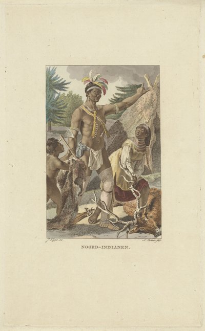 Famille iroquoise devant un tipi - Ludwig Gottlieb Portman