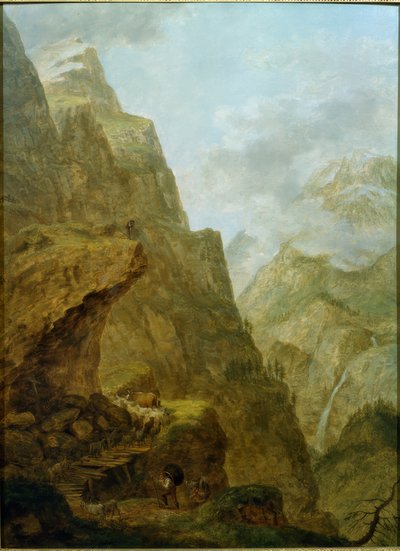 Au col du Klausen avec le Sennenzug - Ludwig Hess