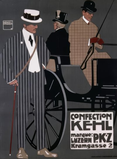 CONFECTION KEHL / marque: PKZ LUZERN 2 KRAMGASSE - Ludwig Hohlwein