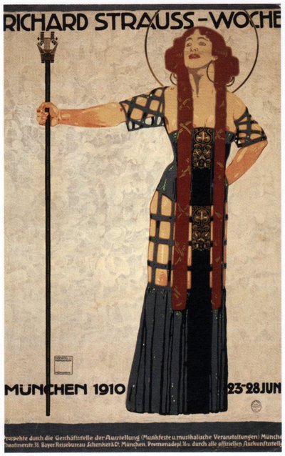 Semaine Richard Strauss, 1910 - Ludwig Hohlwein