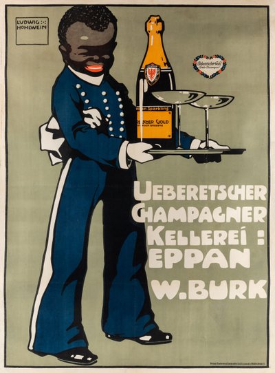Vignoble de Champagne Ueberetscher, vers 1909 - Ludwig Hohlwein
