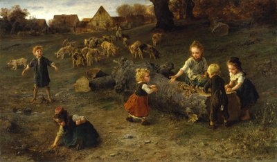 Tartes de boue, 1873 - Ludwig Knaus