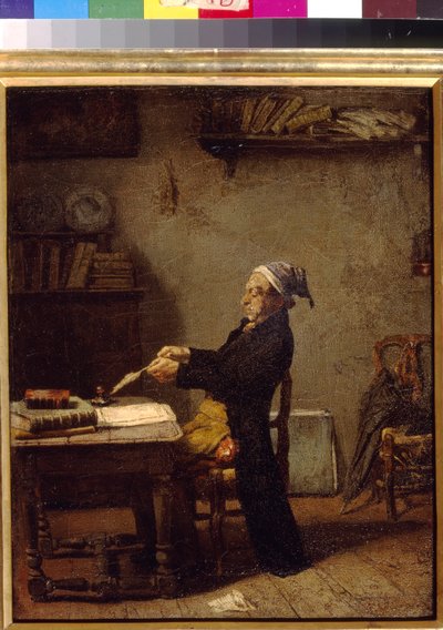 Scientifique au travail par Knaus, Ludwig. Musée des Beaux-Arts Pouchkine, Moscou - Ludwig Knaus