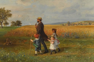 Promenade dominicale. 1889 - Ludwig Knaus