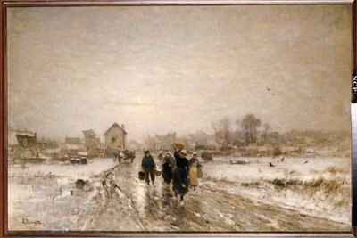 Retour du marché - Ludwig Munthe