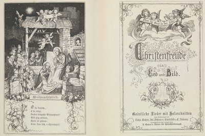 Christenfreude en chanson et en image - Ludwig Richter