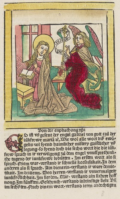 Gaistliche usslegong des lebes Jhesu Cristi - Ludwig Schongauer, German 15th Century, Ludolph of Saxony