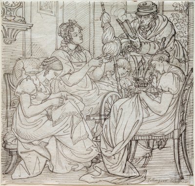Famille Hottinger - Ludwig Vogel