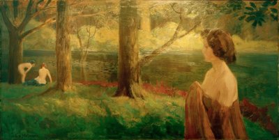 Soleil couchant - Ludwig von Hofmann