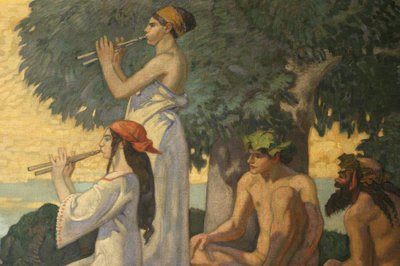 Procession de Dionysos - Ludwig von Hofmann
