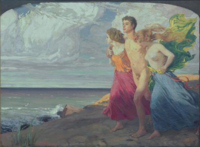 Tempête de printemps - Ludwig von Hofmann