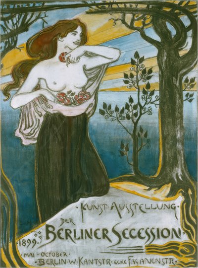 L. v. Hofmann, Affiche de la Sécession berlinoise - Ludwig von Hofmann