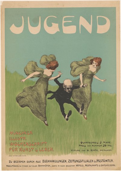 Affiche pour le magazine Jugend - Ludwig von Zumbusch
