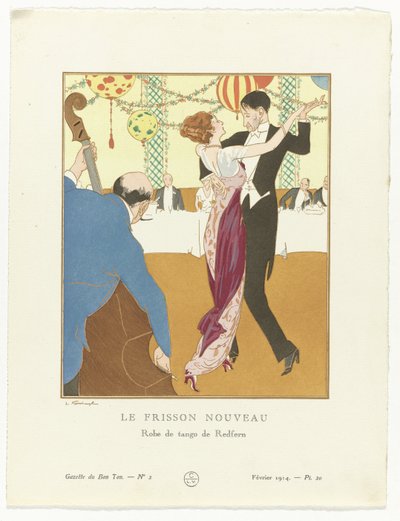 Gazette du Bon Ton. Art – Modes & Frivolités: Tenue de soirée - Ludwik Strimpl