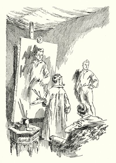 Illustration pour Le Portrait de Dorian Gray d