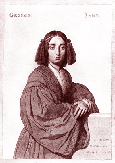 George Sand (1804-1876) - Luigi Calamatta