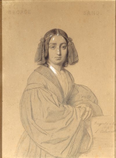 Portrait de George Sand, 1837 - Luigi Calamatta