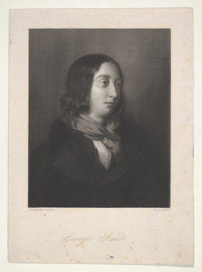 Portrait de George Sand - Luigi Calamatta