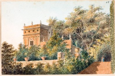 Vue de la Villa Pallavicini delle Peschiere, Gênes - Luigi Garibbo