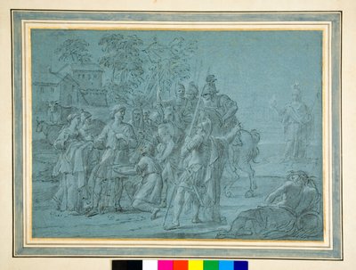 Cincinnatus rappelé de la charrue - Luigi Garzi