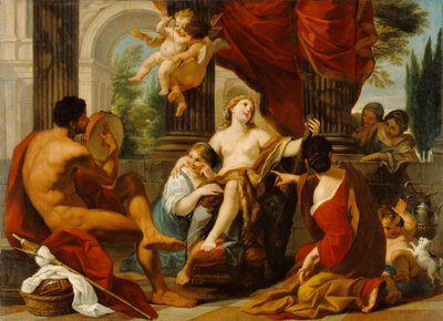 Hercule et Omphale - Luigi Garzi