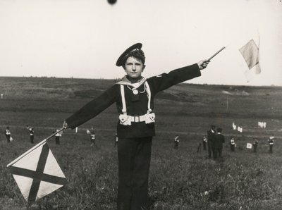Balilla avec les signaux de la Marine - Luigi Leoni