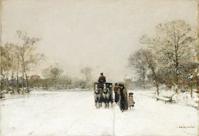 Dans la neige - Luigi Loir