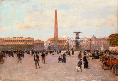 La Place de la Concorde - Luigi Loir