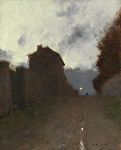 Montmartre au crépuscule - Luigi Loir