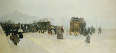 Place de la Concorde et le Palais Bourbon - Luigi Loir