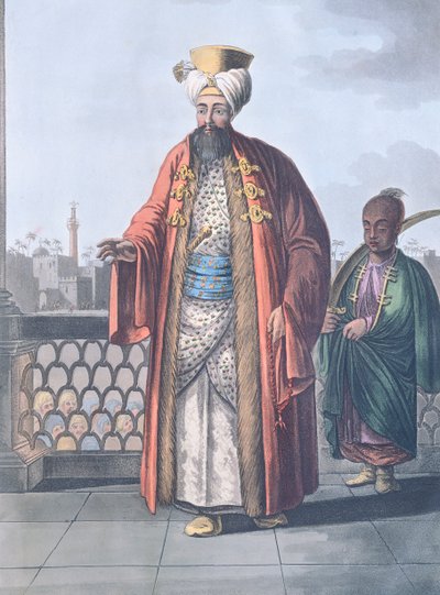 Un Bey Eminence au Caire - Luigi Mayer