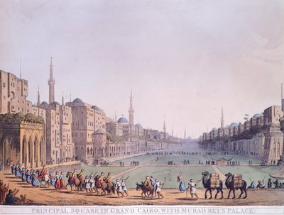 Place principale du Caire, par Luigi Mayer - Luigi Mayer