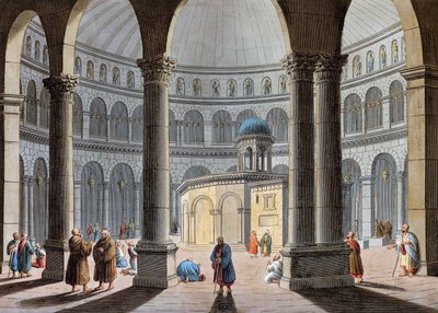 Église du Saint-Sépulcre, Jérusalem - Luigi Mayer