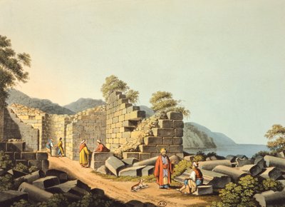 Grèce, Île de Samos, Ruines d