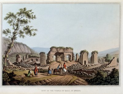 Ruines du temple de Diane (Artémis) à Éphèse, ancienne ville de Grèce, aujourd