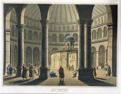 Le Saint-Sépulcre, pub. par William Watts, 1806 - Luigi Mayer