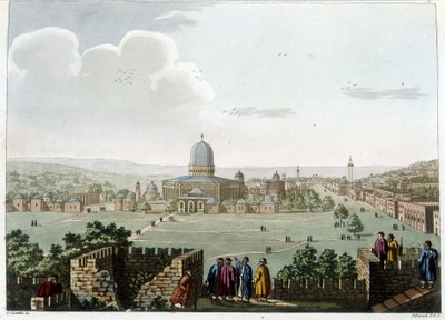 Le Temple de Salomon - dans « Vues dans les dominions ottomans, en Europe, en Asie, et quelques îles de la Méditerranée » d