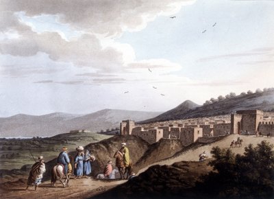 Vue de la ville de Bethléem. Dans « Vue de la domination ottomane en Europe en Asie et autres îles méditerranéennes ». D