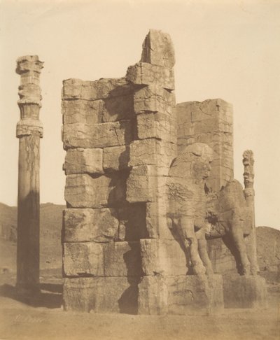 10 [Porte de toutes les nations, Persépolis, Fars], années 1840-60 - Luigi Pesce