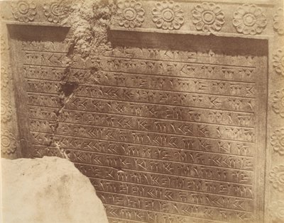 18 [Inscription, vieux persan en cunéiforme], 1840s-60s - Luigi Pesce