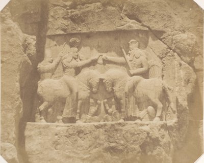 Bas-relief à Nakshi Rustam, 1858 - Luigi Pesce
