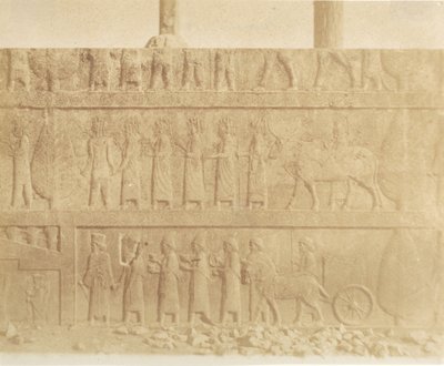 Procession sur la façade du grand escalier, 1858 - Luigi Pesce