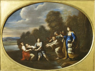 Moïse sauvé du Nil (peinture) - Luigi Primo Gentile