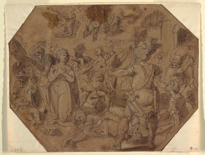 Le martyre de Sainte Ursule - Luigi Rodriguez