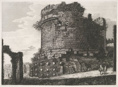 Tombe de Caecilia Metella à Rome - Luigi Rossini